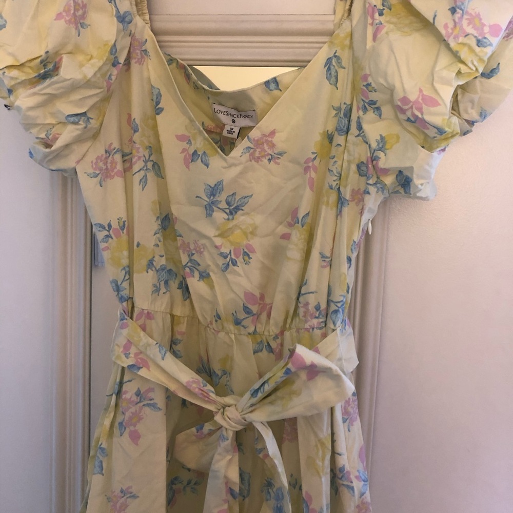 NWT loveshackfancy x Target Ines yellow dress